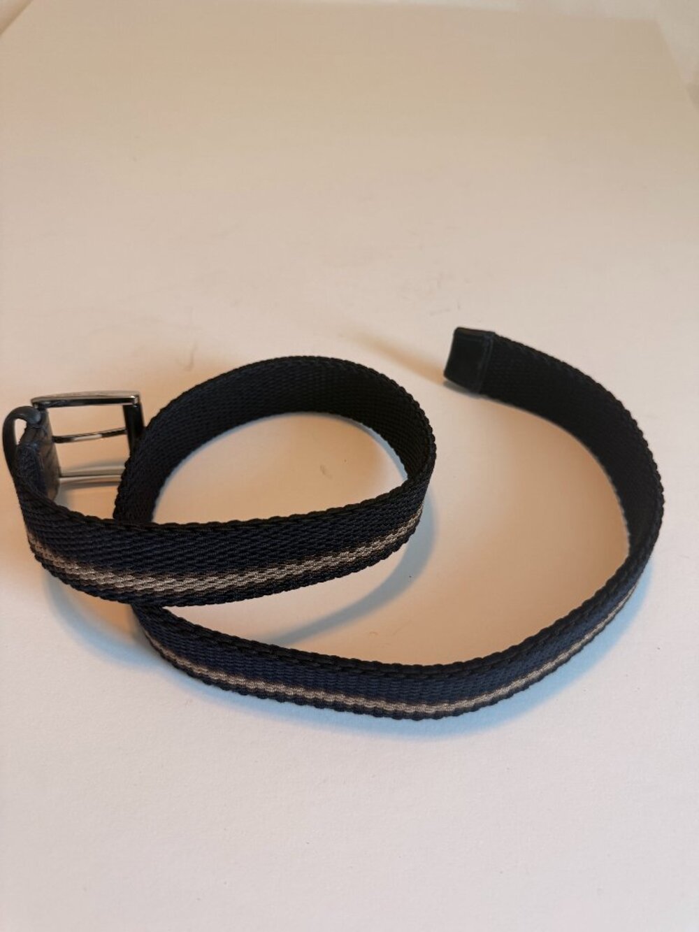 Men's Ermenegildo Zegna Web Belt - Size 85/32